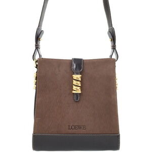 Loewe Velzquez Leather Shoulder Bag